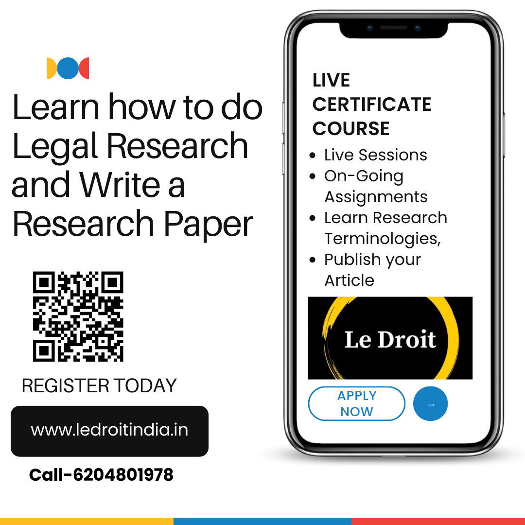 Legal Research and Writing Live Certificate Course