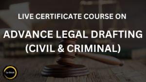 Advance Legal Drafting course