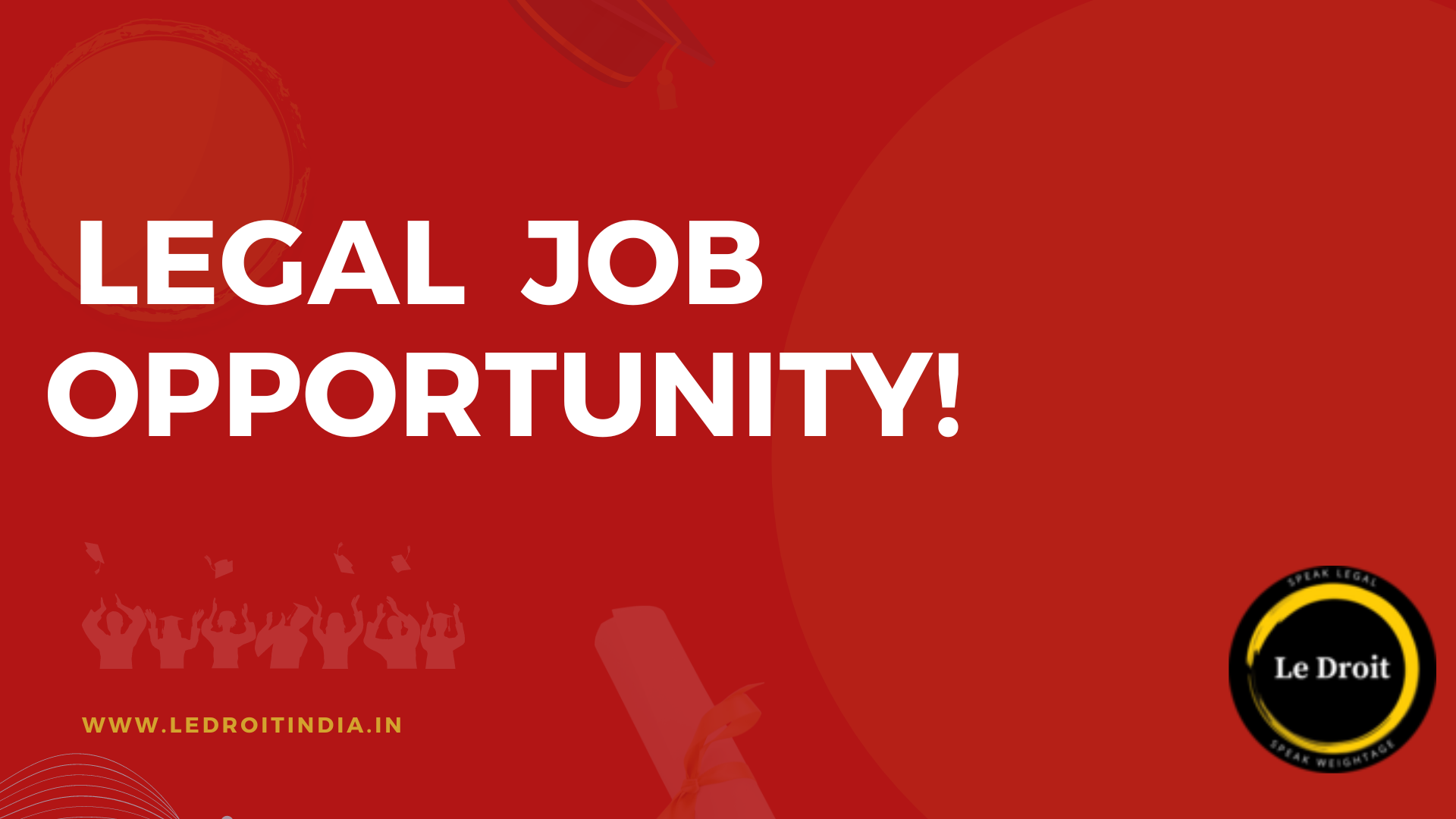 Job Opportunity: Associate Position at the Office of Abhishek Ritabh Shukla, Advocate-on-Record