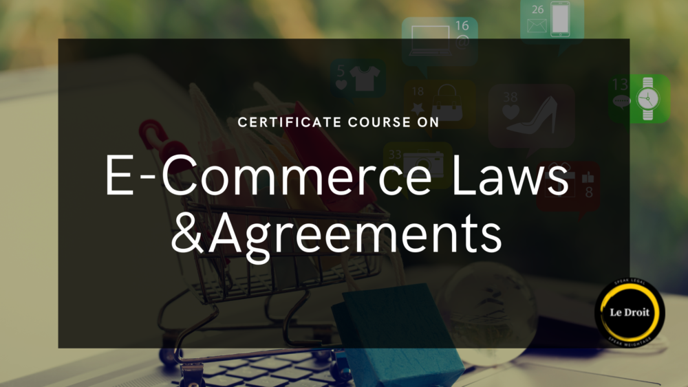 E-Commerce laws in india certificate course