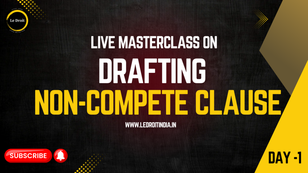 Drafting a non compete clause