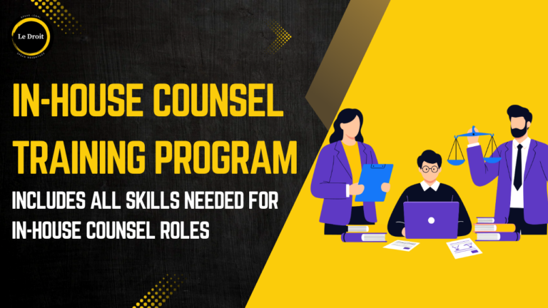 In-House Counsel Training Program
