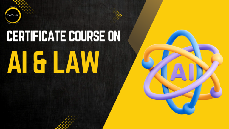 AI & Law- Certificate Course