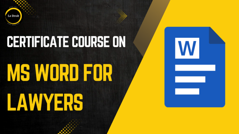 MS Word for Lawyers